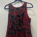 Halston Heritage FLAWED Halston Red Sleeveless Tulle Dress Size 8 US $495 Photo 3