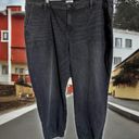 Lane Bryant  Womens Jeans Sz 28 Signature Fit Boyfriend Cozy Jogger Black Wash Photo 3