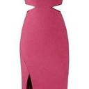 Cinq à Sept Cinq a Sept Yael Cut Outs Halter Midi Dress Orchid Pink Muted Mauve Long Slit 10 Photo 0