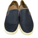 Olukai  Pehuea Shoes Womens Size 8.5 Navy Blue Mesh Drop In Heel Classic Slip On Photo 2