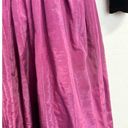 Jessica McClintock Vintage  Off Shoulder Velvet Taffeta Purple Burgundy 4 90s 80s Photo 3