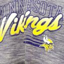 NFL  Minnesota Vikings V-Neck short sleeves t shirt large Photo 1