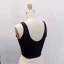 Teeki  Bra Top Cropped Camisole Black 8 Ball Photo 2