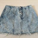 GRLFRND  Twiggy Denim Mini Skirt Photo 0