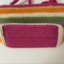 The Sak  Colorful Stripe Crochet Shoulder Bag Purse Photo 10