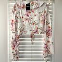 Forever 21 NWT  Self Tie Crop Floral Top Sz M Photo 3