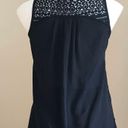 love on a hanger  Top Womens Small Black Sheer Lace Tank Sleeveless Boho … Photo 2