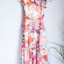 Alexis , New, Colorful Floral Tiered Ruffle Tie Sleeveless Maxi Dress, Small Photo 3