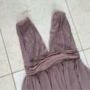 Lulus  Taupe Maxi Dress Flowy Sz Small Photo 1