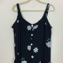 Daisy Handmade Painted  Floral Print Jumpsuit Size Medium Photo 6