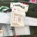 L'AGENCE  Margot High Rise Skinny Floral Leopard Animal Print Jeans Pants 27 Photo 1