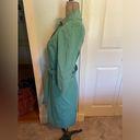 Bill Blass  Sage Green Taffeta Button Front Belted Midi Dress Size 0 NWT Photo 10