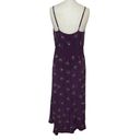 Tracy Reese NWT Anthropologie  Purple Beaded Silk Godet Slip Dress Midi Size 8 Photo 7