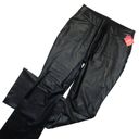 Spanx NWT  20457R Leather-Like Flare in Black Faux Pull-on Pants XL x 33 Photo 1