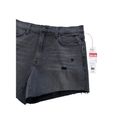 Hudson  The Kass High Rise Black Gray Denim Shorts Size 28 NEW Photo 2