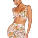 Pretty Little Thing  Bralet & Pink Scuba Frill Hem Midi Skirt  SET SZ 6 & 4 Photo 1