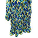 Boohoo  Plus‎ One Shoulder Mini Dress 18 Women's Smocked Floral Mod Retro 70's Photo 5