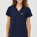 FIGS  Women's Blue Catarina One Pocket Scrub Top Size XXS Medical Nursing Photo 0