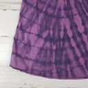 American Apparel NWOT  50/50 Custom Purple Bleach Tie Dye Spiral Tank Top Medium Photo 1