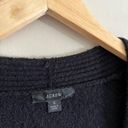 J.Crew black relaxed fit cardigan with pockets classic comfy chic Photo 4