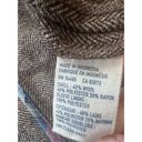American Eagle  Outfitters Brown Herringbone 2 Button Wool Blend Blazer Medium Photo 3