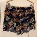 SheIn  VCAY Plus Tropical Print Off Shoulder Overlay Crop Top & Shorts 0XL Photo 6