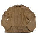 Vera Pelle  Jacket Womens X Large Tan Camel Real Leather Collared Full Zip Italy Photo 1