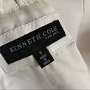 Kenneth Cole  • Cream Leather Moto Jacket Photo 4