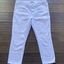 7 For All Mankind  Cropped Jeans Women’s Size 6 White Easy Fit Photo 0