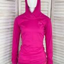 Under Armour  Heat Gear Fitted Catalyst Hoodie Hot Pink Small Photo 4