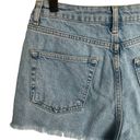 Topshop  MOTO Mom Jean Shorts High Waist Embroidered‎ Size 6 US  Euro 38 Photo 5