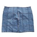 Bubblegum  USA Mini Skirt Womens 9/10 Denim Distressed Patchwork 90s Y2K VTG Photo 7