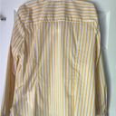 Worthington  Yellow and White Stripe Button up Shirt Photo 1