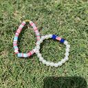 4th Of July Handmade Bracelets White Photo 3