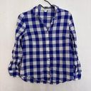 Coldwater Creek 4/$25  plaid button up small Photo 0