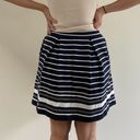 Max Studio Dark Navy Mini Skirt Stripes Size Small Photo 3