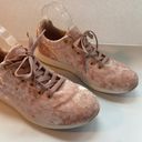 Topshop Pink Crushed Velvet Sneakers NWOT Photo 8