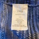 Vince NEW  Striped Cotton Space Dye Maxi Dress LARGE Blue Vacation Loungewear Photo 6