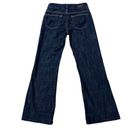 AG Adriano Goldschmied  The Mona Stretch Flared Wide Leg Dark Wash Blue Jeans  4 Photo 4