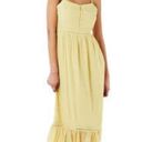 Love Tree Juniors  Gauze Button Front Bodice Solid Maxi Slip Dress LOWEST PRICE Photo 1