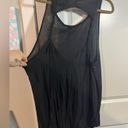 No Boundaries  Black Basic Back Cut Out Tank Top / Swim Suit Cover Up Size Large Photo 3