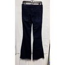 Vervet Flying Monkey Women Size 28 High Rise Flare Blue Jeans‎ Frayed Hem BAX-C Photo 8