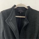 Banana Republic Dark charcoal gray textured tie jacket Size 4 Photo 7