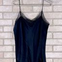 Vince  Lace Edge Silk Camisole in Navy Size M Photo 3