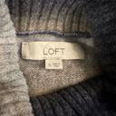 Loft  Wool Blend Cowl neck ombré sweater size XL Photo 4