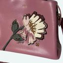 DKNY  Pink Satchel Floral Applique Rhinestones and Studs Photo 1