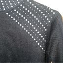 Juicy Couture  Women’s Black Mock Neck Embellished Sweater Size M Photo 1