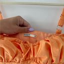 House Of CB  Carmen Midi Dress in Tangerine XS Photo 10