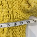 Krass&co LRL Lauren Jeans . Bright Yellow Chunky Cable Knit Turtleneck Sweater Sz Sm Photo 8