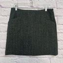 Outback Red  Green Wool Blend Tweed Mini Skirt Size 6 Photo 0